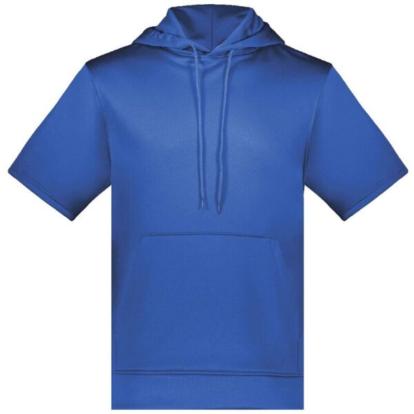 Fleece Short Sleeve Hooded Pullover Thumbnail